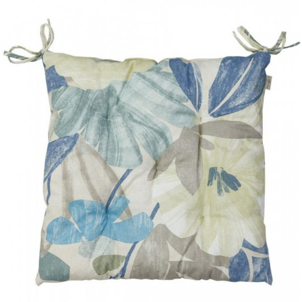 Фото - Подушка для стула Прованс Голубые Цветы 40х40 (030950) Фото - Подушка для стула Прованс Голубые Цветы 40х40 (030950)