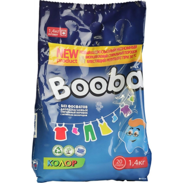Фото - Стиральный порошок BOOBA COLOR 1,4 кг