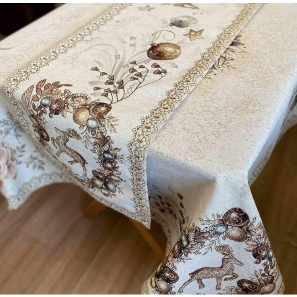 Фото - Скатерть раннер Прованс Золотые праздники 40х100 (023425)