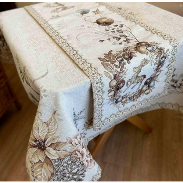 Фото - Скатерть раннер Прованс Золотые праздники 40х100 (023425)