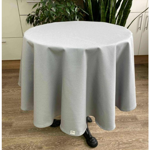 Фото - Скатерть круглая Прованс Серая D136 см (022133)