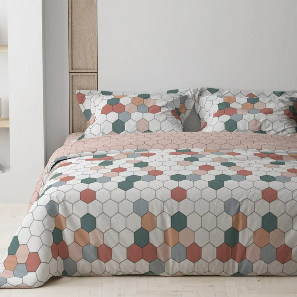 Фото - Комплект постельного белья ТЕП Happy Sleep Красочные соты (2-03794_28991) Фото - Комплект постельного белья ТЕП Happy Sleep Красочные соты (2-03794_28991)