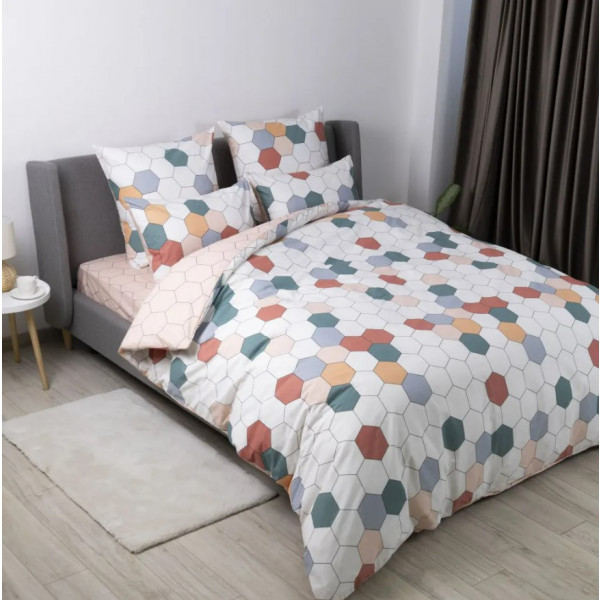 Фото - Комплект постельного белья ТЕП Happy Sleep Красочные соты (2-03794_28991)