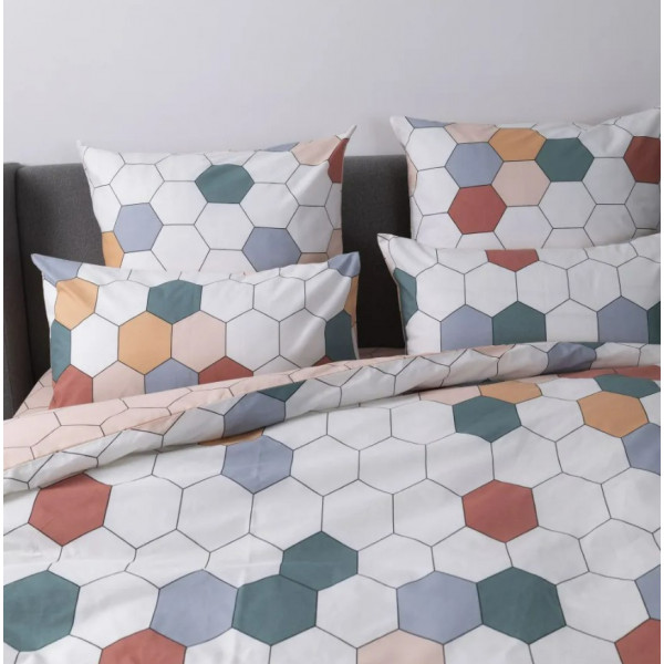 Фото - Комплект постельного белья ТЕП Happy Sleep Красочные соты (2-03794_28991)