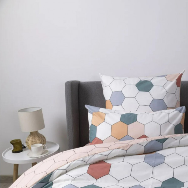 Фото - Комплект постельного белья ТЕП Happy Sleep Красочные соты (2-03797_28994)