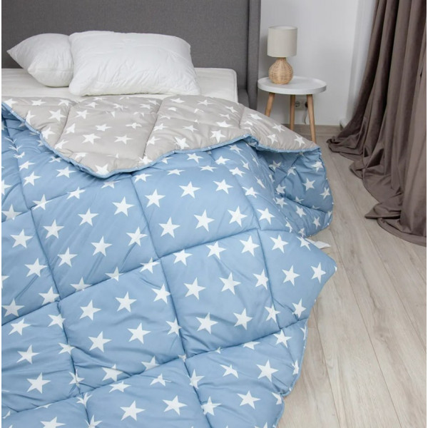 Фото - Одеяло зимнее двуспальное ТЕП Alaska 180х205 см Звезды (1-00152_23926)