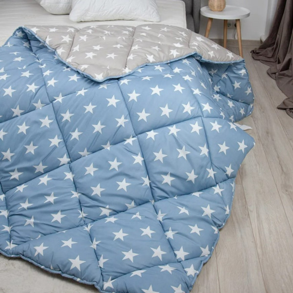Фото - Одеяло зимнее двуспальное ТЕП Alaska 180х205 см Звезды (1-00152_23926)