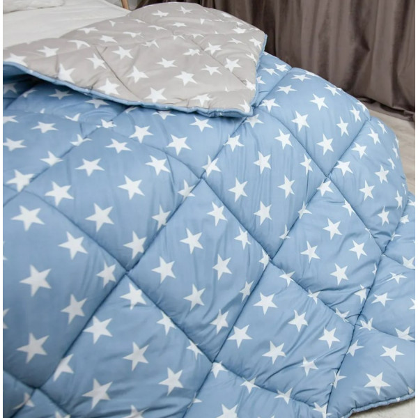 Фото - Одеяло зимнее двуспальное ТЕП Alaska 180х205 см Звезды (1-00152_23926)