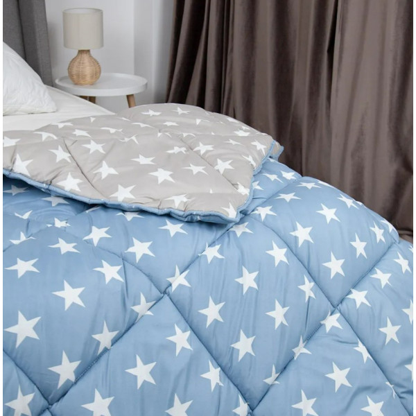 Фото - Одеяло зимнее двуспальное ТЕП Alaska 180х205 см Звезды (1-00152_23926)