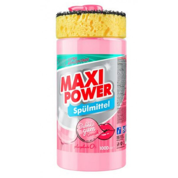 Фото - Средство для ручного мытья посуды Maxi Power Бабл Гам 1 л (4823098408505)