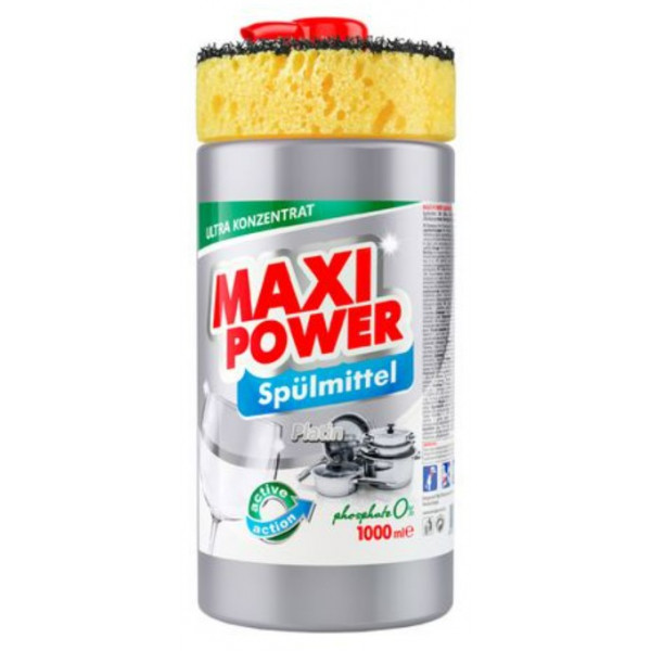 Фото - Средство для ручного мытья посуды Maxi Power Платинум 1 л (4823098402794)