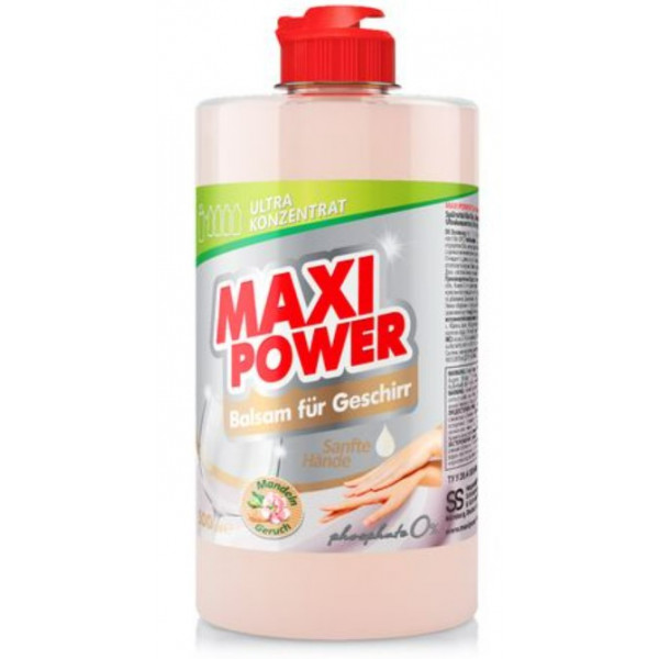 Фото - Средство для ручного мытья посуды Maxi Power Миндаль 500 мл (4823098412120)