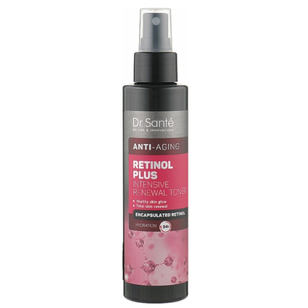 Фото - Тонер для лица Dr. Sante Retinol Plus 150 мл интенсивно восстанавливающий (5901845506618)