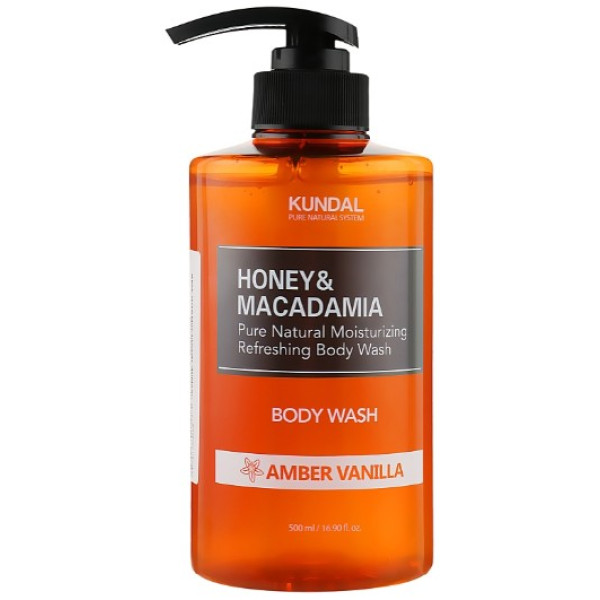 Фото - Гель для душа Kundal Honey&Macadamia Amber Vanilla 500 мл (8809568742061)
