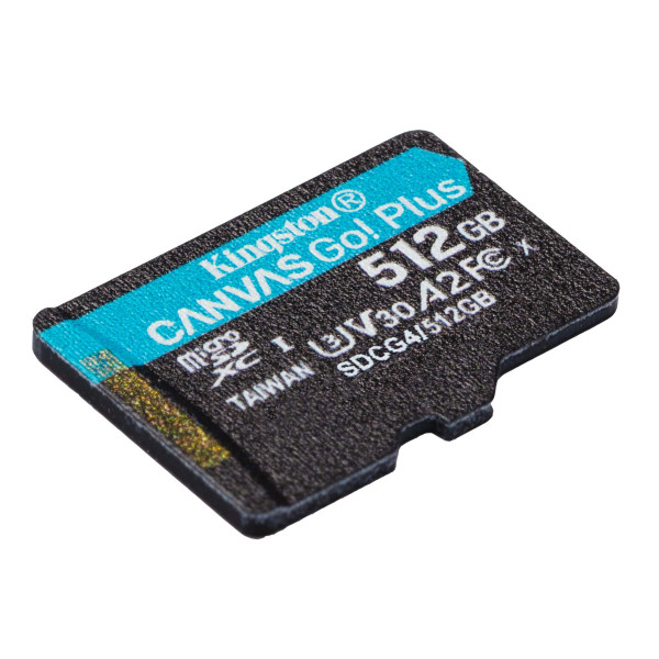 Фото - Карта памяти Kingston MicroSDXC 512GB Canvas Go! Plus G4 Class 10 UHS-I U3 V30 A2 (SDCG4/512GBSP)