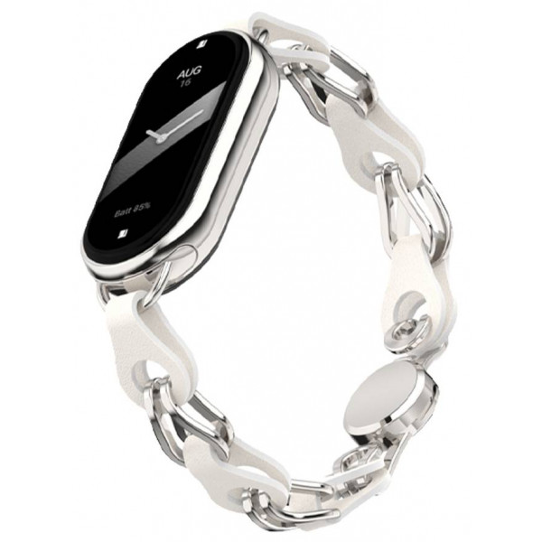 Фото - Ремешок для фитнес-браслета Armorstandart Chain Wristband for Xiaomi Mi Band 8 Silver (ARM69922) Фото - Ремешок для фитнес-браслета Armorstandart Chain Wristband for Xiaomi Mi Band 8 Silver (ARM69922)