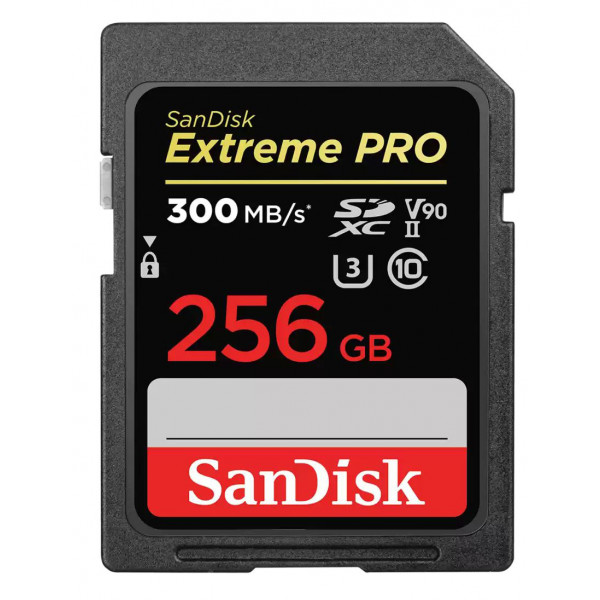 Фото - Карта памяти SanDisk SD 256GB C10 UHS-II U3 V90 Extreme Pro (SDSDXDK-256G-GN4IN)