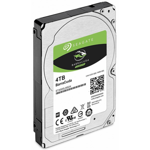 Фото - Жесткий диск внутренний Seagate BarraCuda HDD 4TB 5400rpm 128MB 2.5" SATA III (ST4000LM024)