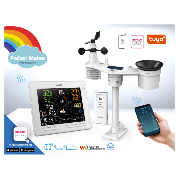 Фото - Метеостанция Sencor SWS16600WIFI