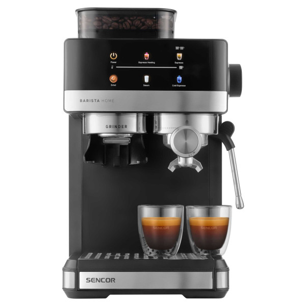 Фото - Кофеварка рожковая Sencor SES5000SS