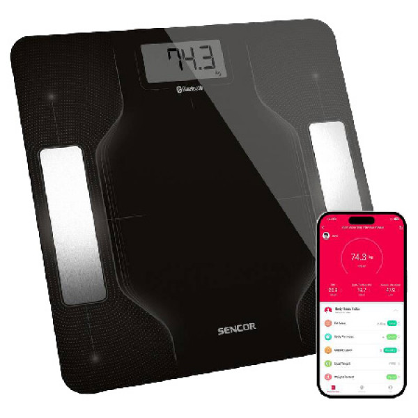 Фото - Весы напольные Sencor SBS8002BK Фото - Весы напольные Sencor SBS8002BK