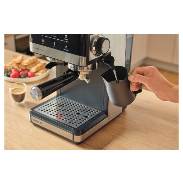 Фото - Кофеварка рожковая Sencor SES5000SS