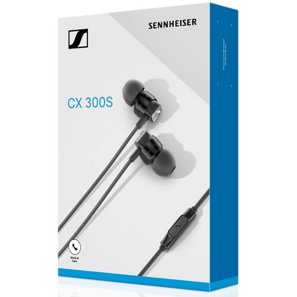 Фото - Наушники вкладыши Sennheiser CX 300 S Black (508593)