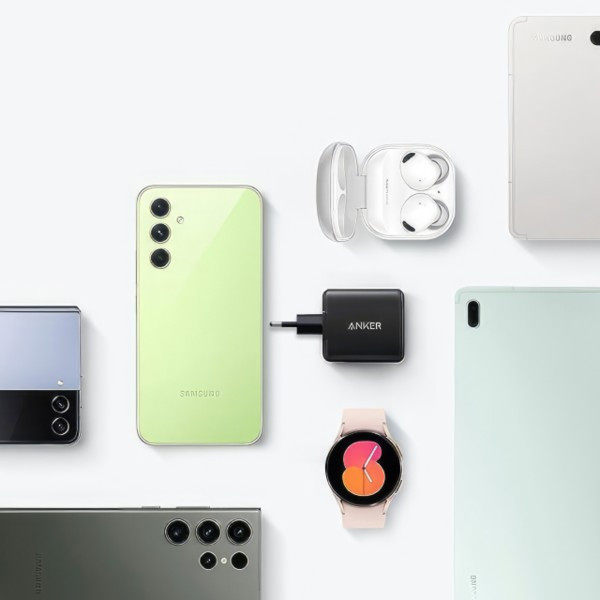 Фото - Сетевое зарядное устройство Anker PowerPort 312 - 25W USB-C Black (A2642G11)