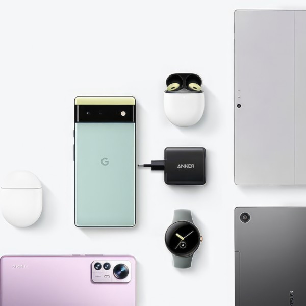 Фото - Сетевое зарядное устройство Anker PowerPort 312 - 25W USB-C Black (A2642G11)