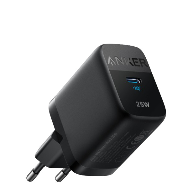 Фото - Сетевое зарядное устройство Anker PowerPort 312 - 25W USB-C Black (A2642G11)