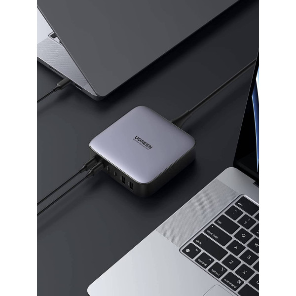 Фото - Сетевое зарядное устройство UGREEN CD271 6xUSB 200W GaN 4хUSB-C+2xUSB-A (40914)