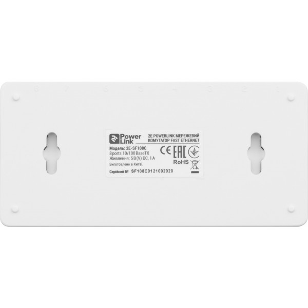 Фото - Коммутатор локальной сети (Switch) 2E SF108C