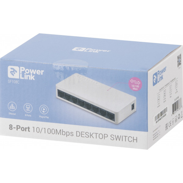 Фото - Коммутатор локальной сети (Switch) 2E SF108C