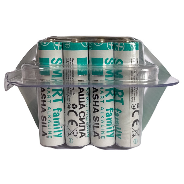 Фото - Батарейка тип AAA Наша Сила SMART AAA (LR03) 24 в боксе (6922363163618)