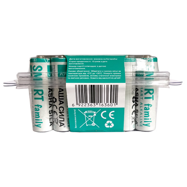 Фото - Батарейка тип AA Наша Сила SMART AA (LR6) 24 в боксе (6922363163601)