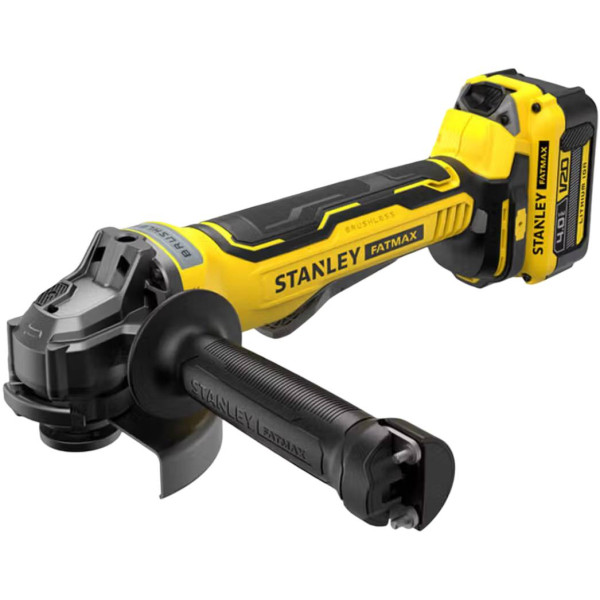 Фото - Болгарка Stanley FATMAX Li-Ion V20 18 В 4 Аr (SFMCG700M2K)