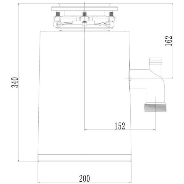 Фото - Измельчитель пищевых отходов GRANADO Algar Professional Silence++