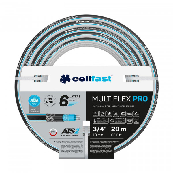 Фото - Шланг поливочный Cellfast Multiflex Pro 3/4" (13-820)