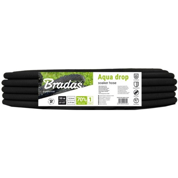 Фото - Шланг поливочный BRADAS Aqua-drop Flat 50 м (WAD1-2050)