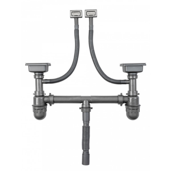 Фото - Мойка кухонная Weilor Allerhand WRX DB8145