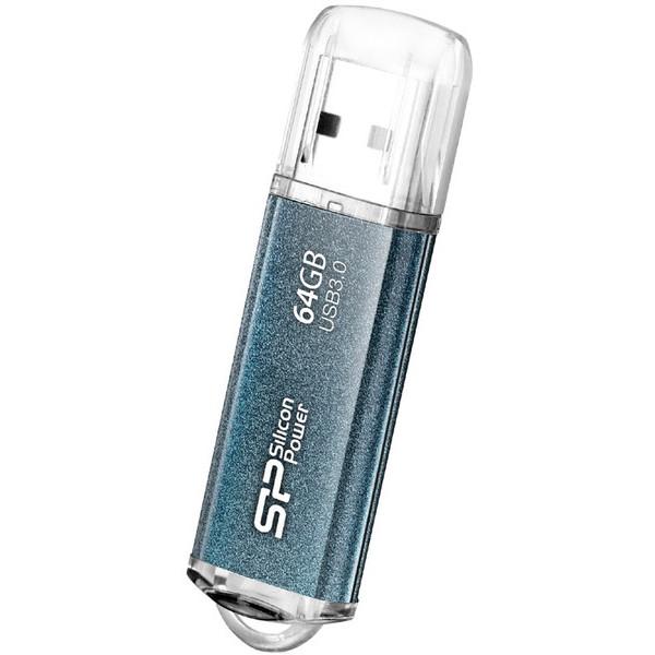 Фото - Флеш USB Silicon Power Marvel M01 64GB Blue (SP064GBUF3M01V1B)