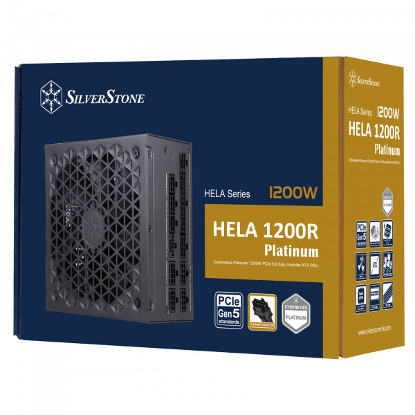 Фото - Блок питания для ПК Silver Stone Hela Cybenetics 1200W (SST-HA1200R-PM)
