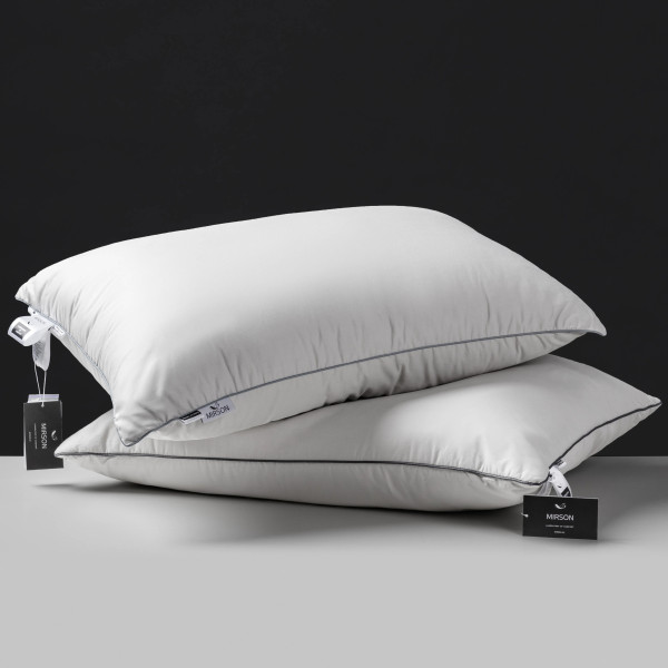 Фото - Подушка стандартная MirSon №208 Silver Cloud 70х70 см (2200009349003)