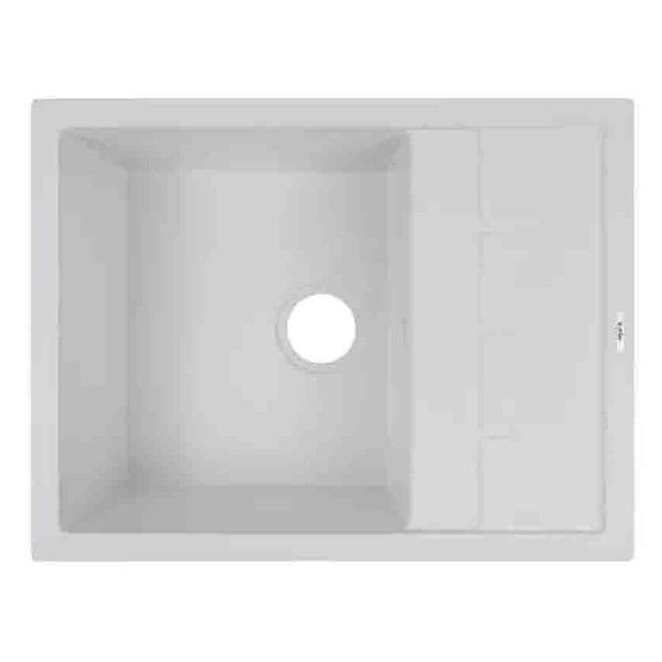 Фото - Мойка кухонная Ventolux SILVIA (WHITE QUARTZ) 650x500x200