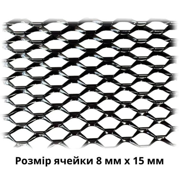 Фото - Сетка декоративно-защитная для радиатора Poputchik СОТА 100х30 см №107.03 (151-103-107.03)