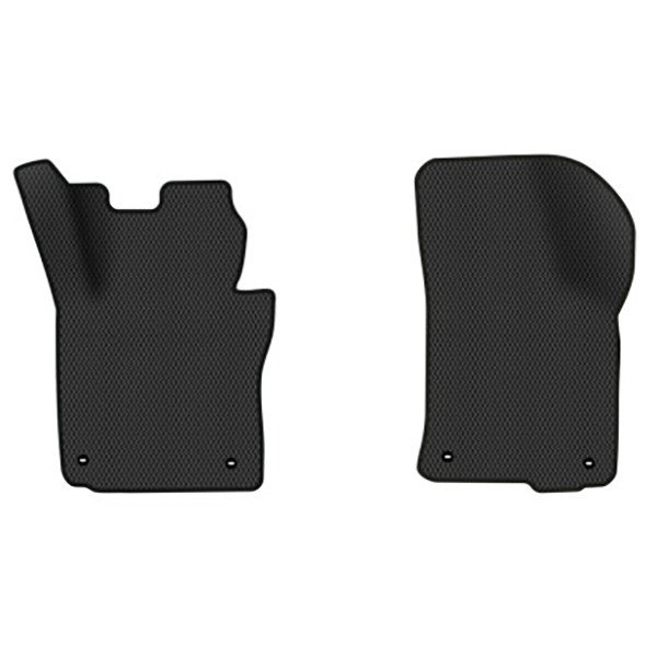 Фото - Коврики из экокожи в салон авто передние EVAtech для Octavia A5 (MT, 8 clips) Skoda 2004-2013 2 поколение Liftback EU (SK12159AD2TL4BBB)