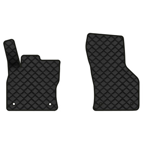 Фото - Коврики из экокожи в салон авто передние EVAtech для Octavia A7 MT Skoda 2013-2020 3 поколение Liftback EU (SK3640AR2AV4BBB)