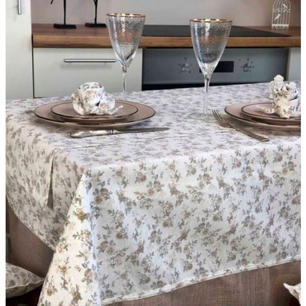 Фото - Скатерть прямоугольная Прованс 220х150 Happy rose (023849)