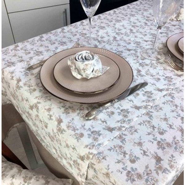 Фото - Скатерть прямоугольная Прованс 220х150 Happy rose (023849)