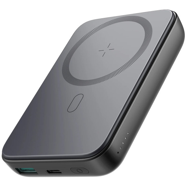 Фото - Батарея мобильная Joyroom Magnetic Wireless 10000mAh JR-W020 20W QC USB-C In/Out Black (6941237118455)